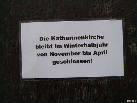 Katharinenkirche, Winter