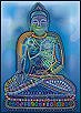 Blue Rainbow Buddha