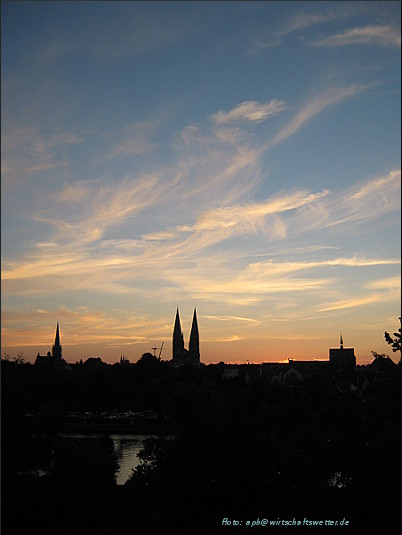 Himmel über Lübeck 2