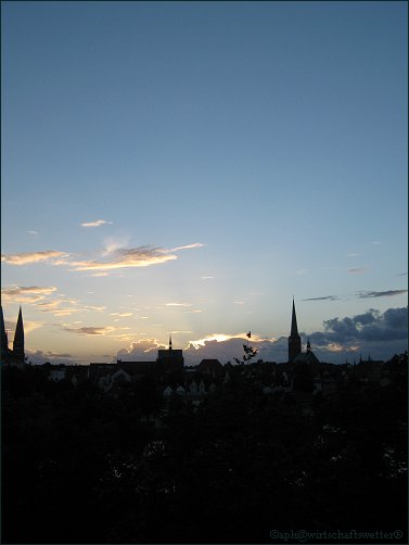Himmel über Lübeck 3