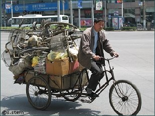 China Fahrrad-Transport