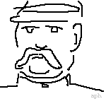Porträti-Zeichnung Bismarck, Link Wirtschaftswetter