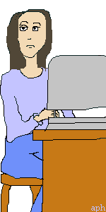 Mädchen und Computer, Link Wirtschaftswetter